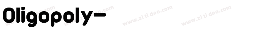 Oligopoly字体转换