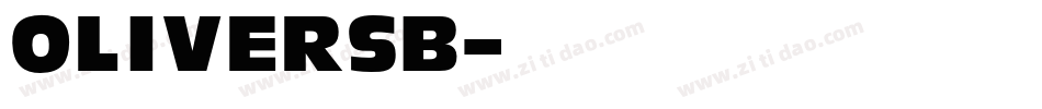 OLIVERSB字体转换