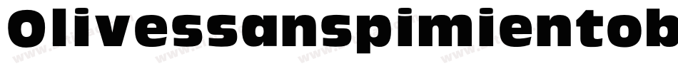 Olivessanspimientobold-Orge字体转换