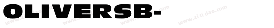 OLIVERSB字体转换