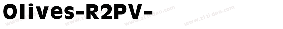 Olives-R2PV字体转换