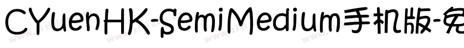 CYuenHK-SemiMedium手机版字体转换