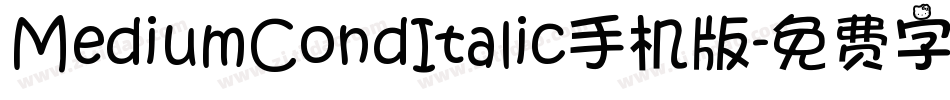 MediumCondItalic手机版字体转换
