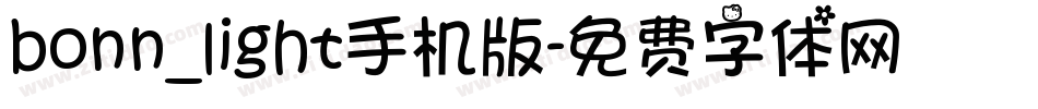 bonn_light手机版字体转换