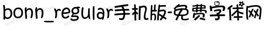 bonn_regular手机版字体转换