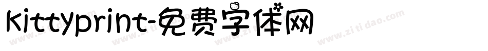 kittyprint字体转换