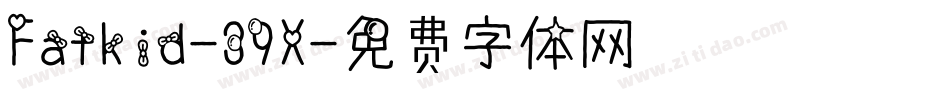 Fatkid-39X字体转换