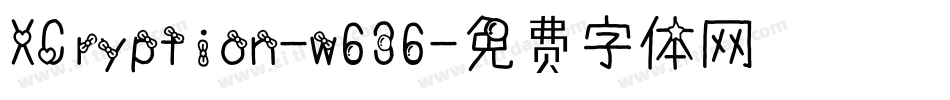XCryption-w636字体转换