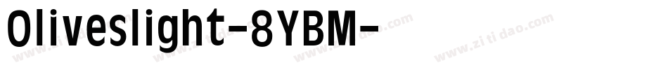 Oliveslight-8YBM字体转换