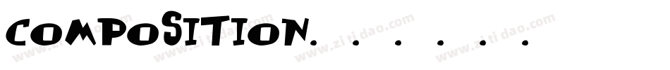 Composition字体转换