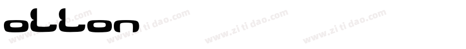 Ollon字体转换