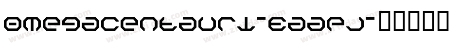Omegacentauri-Eaapj字体转换
