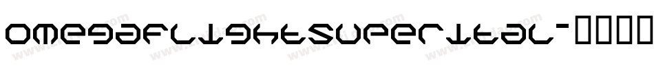omegaflightsuperital字体转换