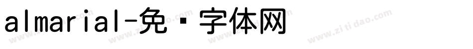 almarial字体转换