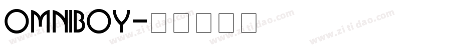 omniboy字体转换