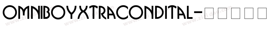 omniboyxtracondital字体转换