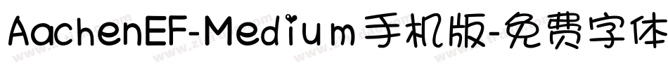 AachenEF-Medium手机版字体转换