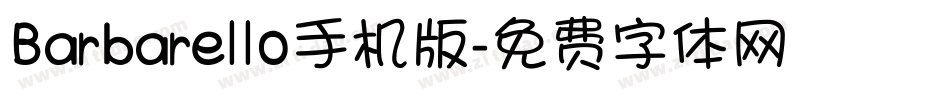 Barbarello手机版字体转换