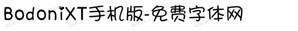 BodoniXT手机版字体转换