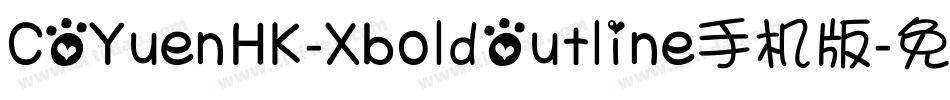 COYuenHK-XboldOutline手机版字体转换