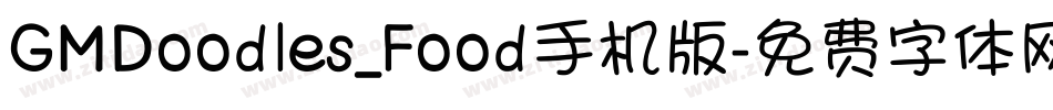 GMDoodles_Food手机版字体转换