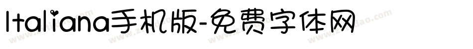 Italiana手机版字体转换