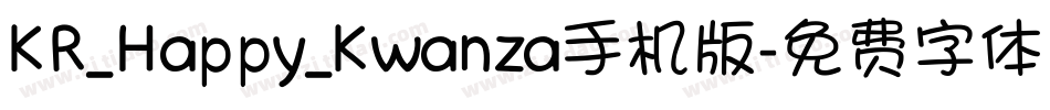 KR_Happy_Kwanza手机版字体转换