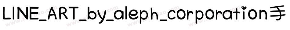 LINE_ART_by_aleph_corporation手机版字体转换