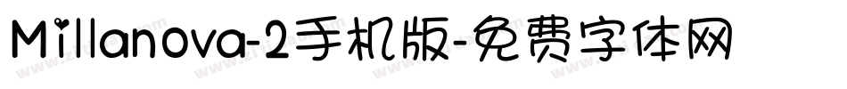 Millanova-2手机版字体转换