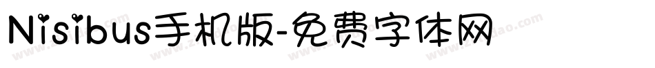 Nisibus手机版字体转换