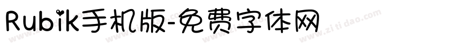 Rubik手机版字体转换