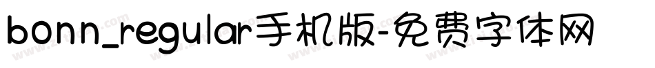 bonn_regular手机版字体转换
