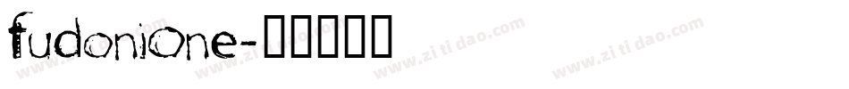 FudoniOne字体转换
