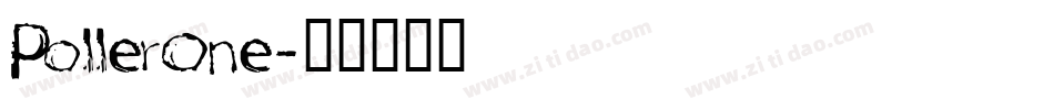 PollerOne字体转换