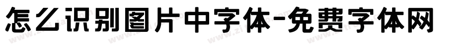 怎么识别图片中字体字体转换