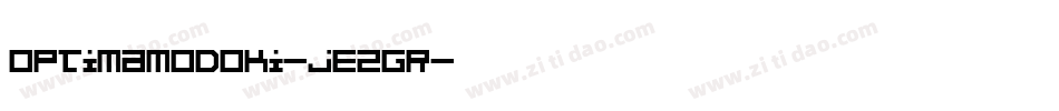 Optimamodoki-jEZGR字体转换