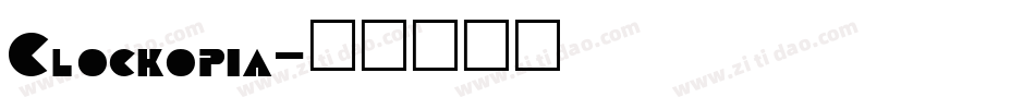 Clockopia字体转换
