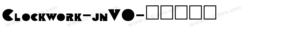 Clockwork-jnVO字体转换