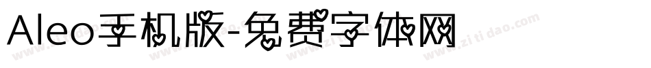Aleo手机版字体转换