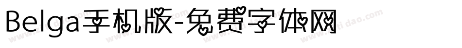 Belga手机版字体转换