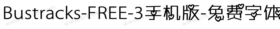 Bustracks-FREE-3手机版字体转换