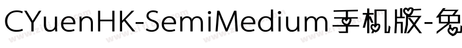 CYuenHK-SemiMedium手机版字体转换