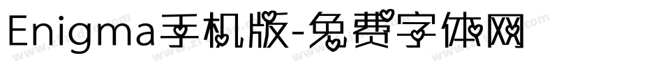 Enigma手机版字体转换