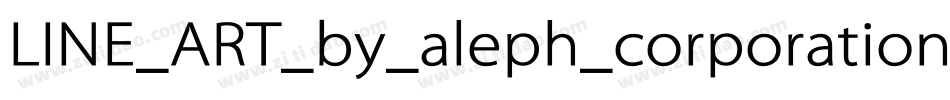 LINE_ART_by_aleph_corporation手机版字体转换