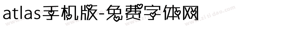 atlas手机版字体转换