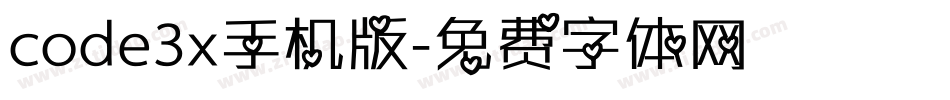 code3x手机版字体转换