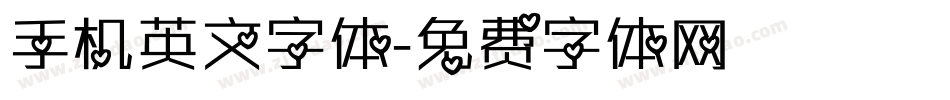 手机英文字体字体转换