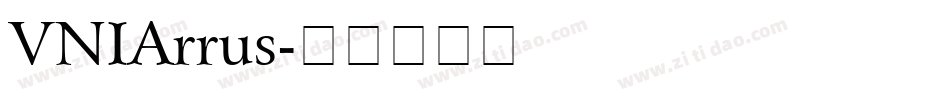 VNIArrus字体转换