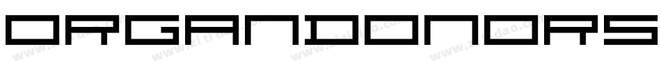 OrganDonorSkin字体转换