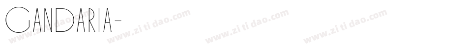 GANDARIA字体转换